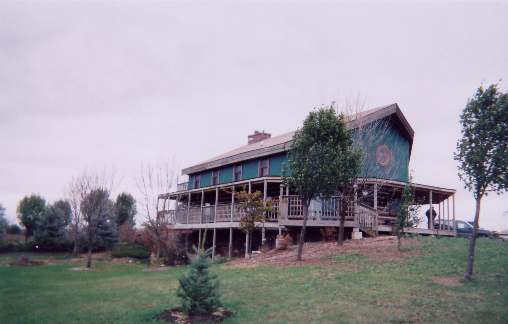 This is the Southeast corner of my house.