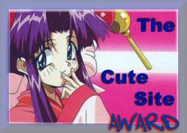 Christi-chan's Cute Site
             Award