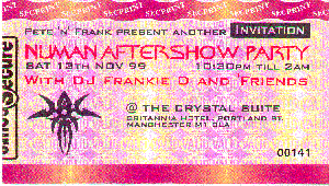 My Manchester Academy Ticket