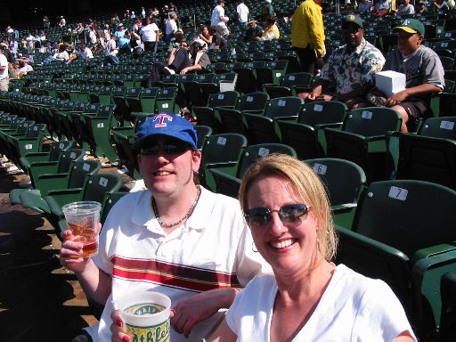 Oakland A's/Texas Rangers Game, Oakland , CA 2002
