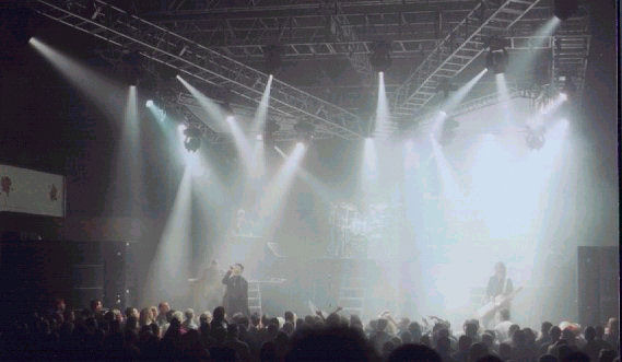 Gary Numan at Colston Hall...white lights