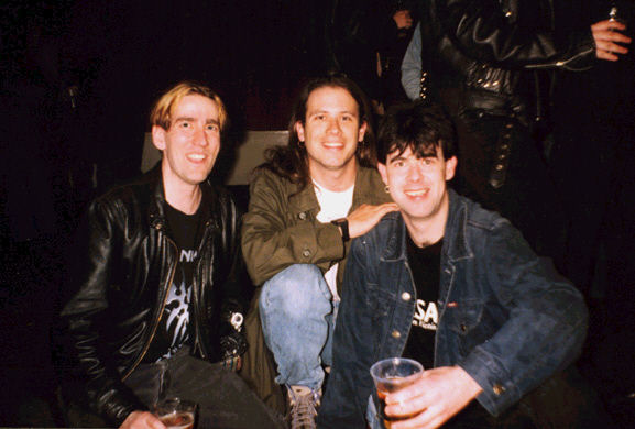 David (NumanBoy), Shane and Andy at Gary Numan gig in Guildford 1997
