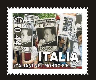 Emissione dedicata alle manifestazioni presso l'ambasciata italiana - Contro il GOVERNO ITALIANO, nelle principali capitali europee.
