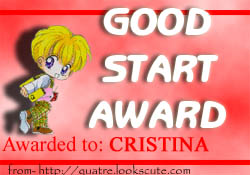 Good Start Award from Joyce-san's site! ^___^