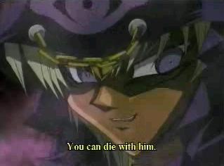 Yugi: No NO!! Kill Yami!! BUT SPARE ME!! I'M TOO CUTE!!