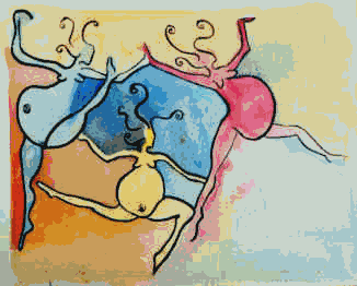 Watercolor Dancers