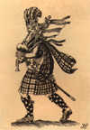 Bag-pipe Player of Gordon&nbsp;Regiment.1792!!!.