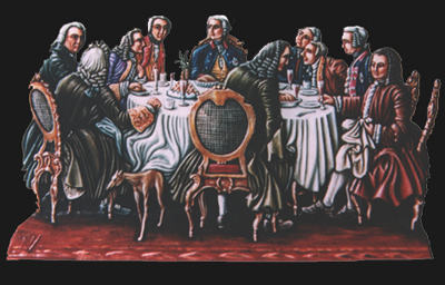 Dinner at the Round Table in Sanssousi Palace