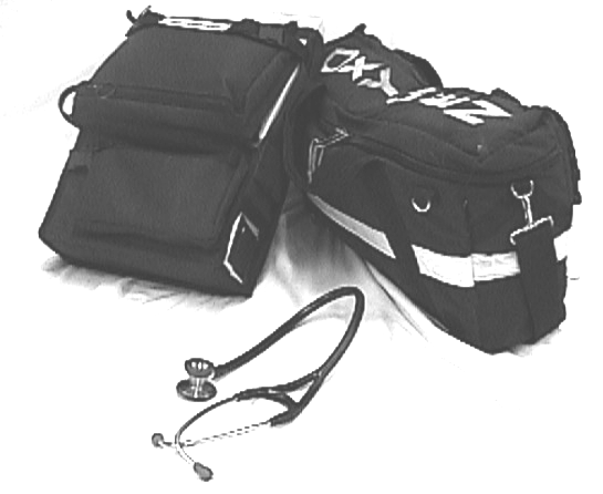 Heartstart 3000 and Oxygent kit commonly seen in Ontario