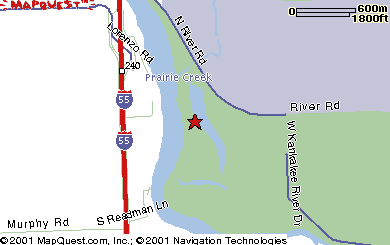 Map of Milliken Lake Area