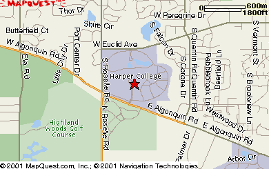 Map of Plum Grove Reservoir Area