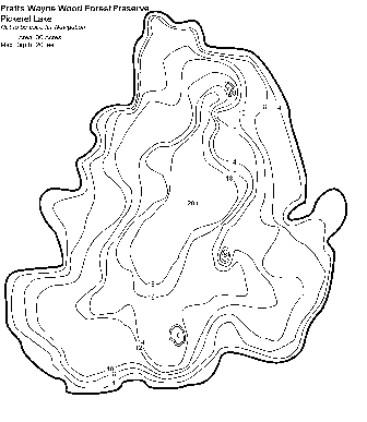 Pickeral Lake Fish & Topo Info
