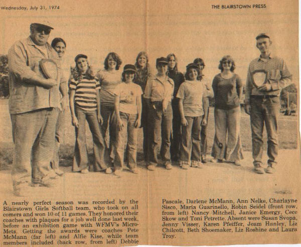 Softball team