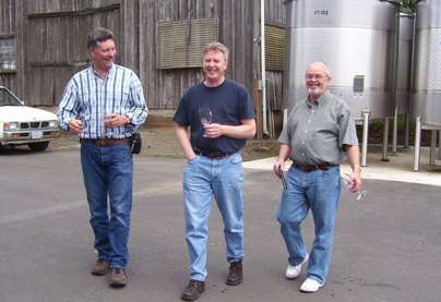 The wine boys of summer: Kevin, David O'Reilly and Tim