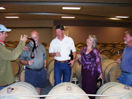 Sampling in the barrell room