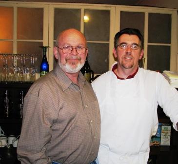 Tim with Chef Gilbert Henry