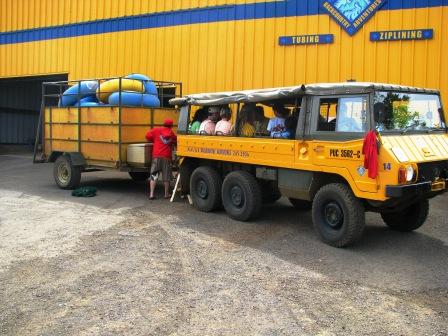 The four wheelers that transport you to the Plantation Canals.