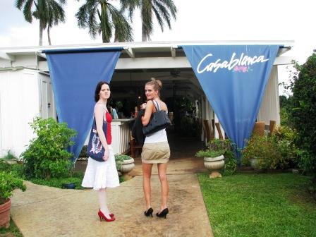 Kelley and Meagan at Casablanca