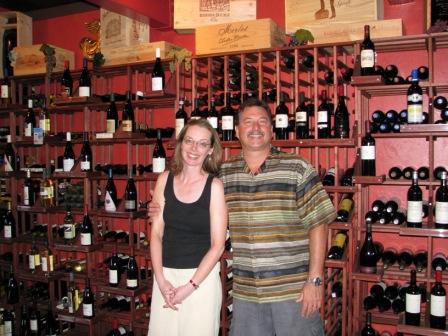 Carolyn with owner Dan O'Connell