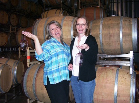 Wendy and Carolyn at Owen Roe