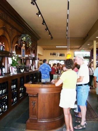 The tasting room at Maryhill