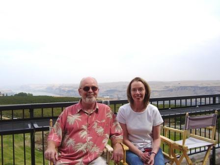 Tim and Carolyn enjoying the view