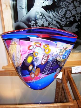 Large Color Field Vessel by Wes Hunting offered at $1,675