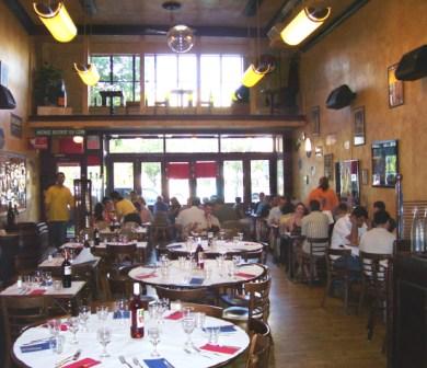 Main dining room at Bistro Du Coin