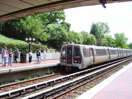 One of the few above ground Metro terminals is at Arlington