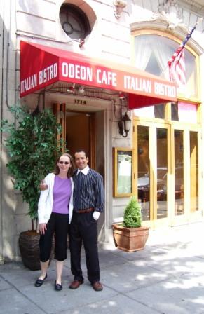 Carolyn and General Manager William Toumadi