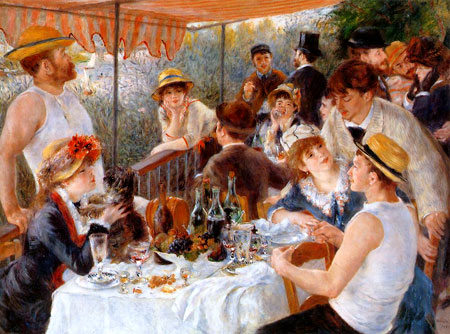Luncheon of the Boating Party by Renoir