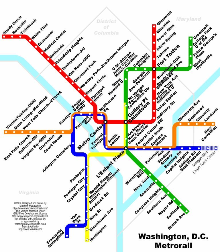The DC Metro Map