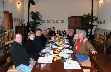 Inside the VIP Tasting room at Rocca delle Macie