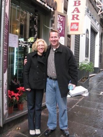 Molly and Dustin explore the streets of Rome