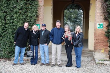 Dustin, Molly, Chip, Kevin, Wendy and Peggy in Sienna