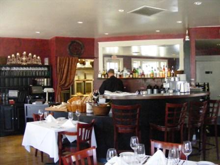 The dining room at Ariana