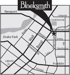 Map to The Blacksmith