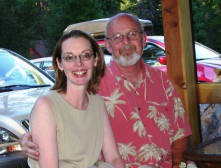 On the patio at Kokanee Cafe