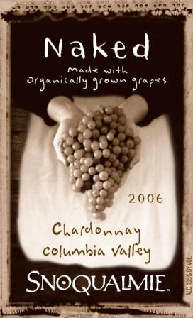Snoqualmies delicious "Naked" Chardonnay