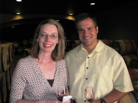 Carolyn with winemaker Marcus Notaro