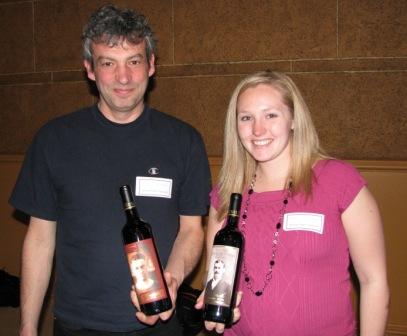 Spring Valley Vineyard's winemaker Serge Laville and Kate Derby Raymond