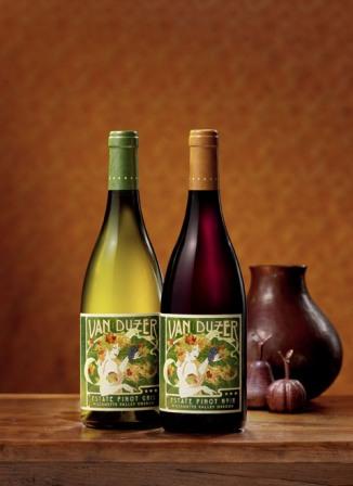 Pinot Gris and Noir from Van Duzer