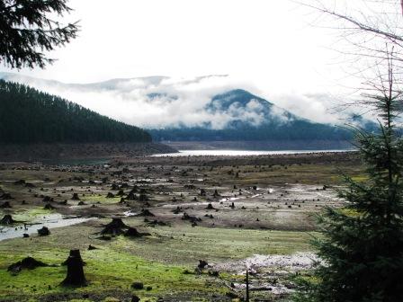 Detroit Lake in the winter - Photo by Tim Sinniger