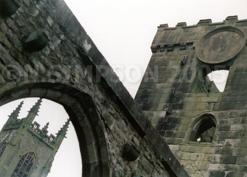 new and old towers