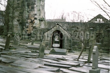 main door to old church