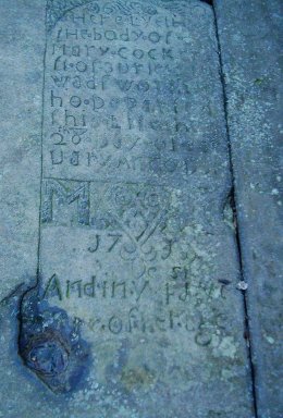 gravestone from 1551