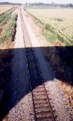 V�a del tren desde el Puente