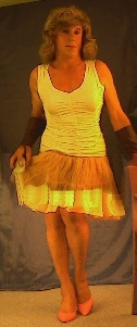Dressed for a change.