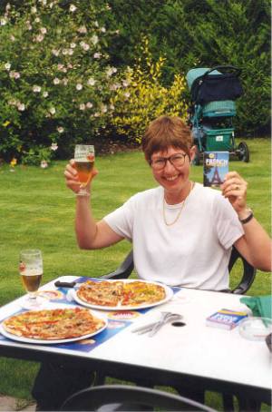 Pizza Alsace-style!