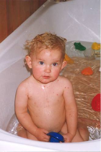 Caitlin's Spotty Front, June 1999